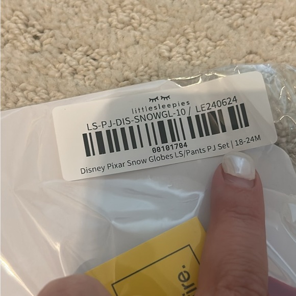 Little Sleepies Disney Pixar pajama 18-24 months NWT - Picture 3 of 3